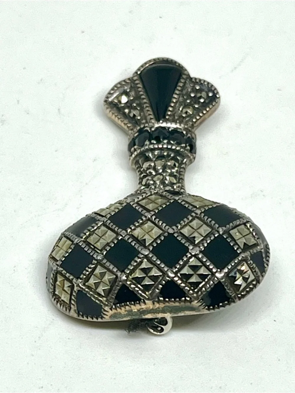 Vintage Judith Jack Marcasite Brooch